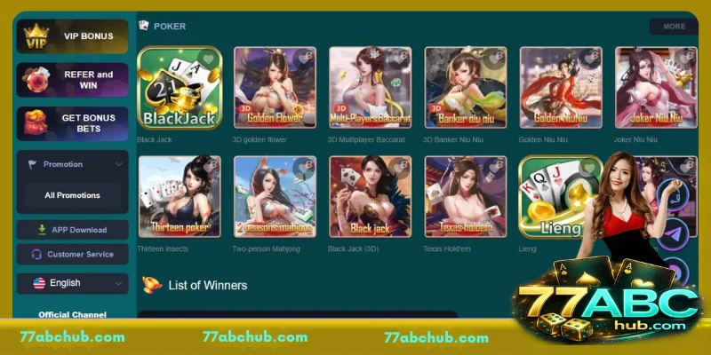 Comprehensive Game Portfolio for Bangladesh at 77ABC