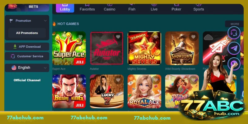 Current official contact channels for 77ABC