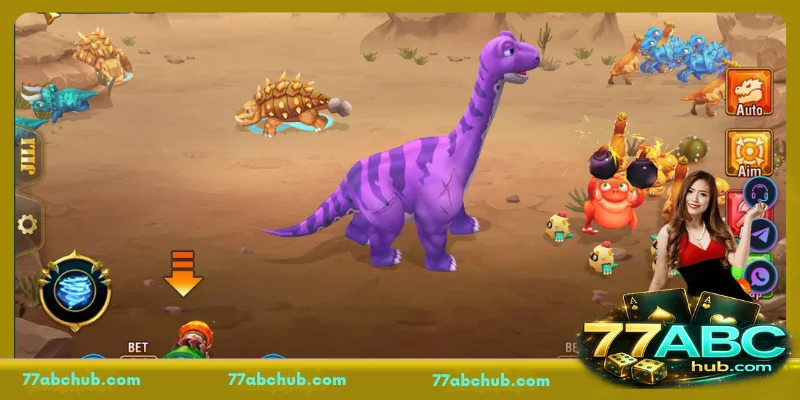 Guide to playing Dinosaur Tycoon II fish shooting game on 77ABC