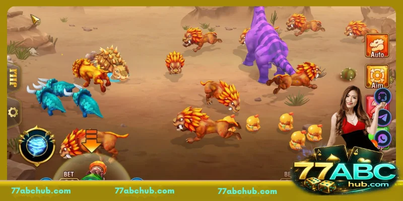 How to participate in Dinosaur Tycoon II fish shooting game for rewards on 77ABC