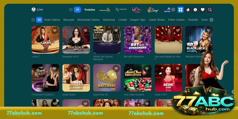 Outstanding advantages of 77ABC Live Casino today