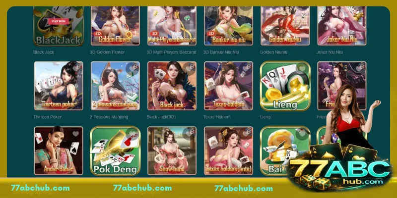 Recommended 77ABC card games to experience