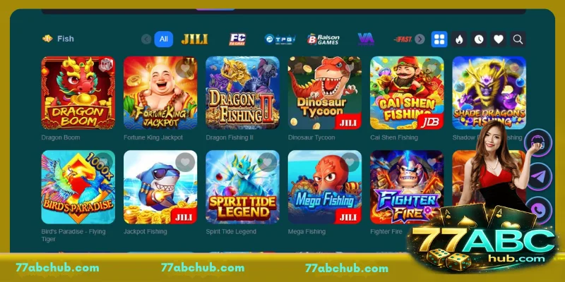 Recommended 77ABC fishing games to play